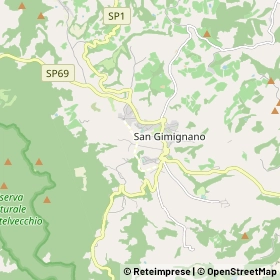 Mappa San Gimignano