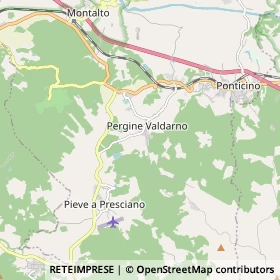 Mappa Pergine Valdarno
