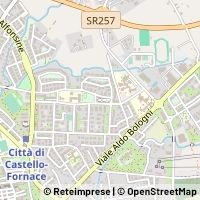 Map Città di Castello
