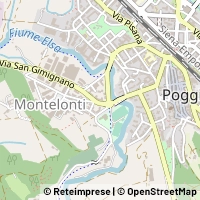 Karte Poggibonsi