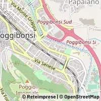 Map Poggibonsi