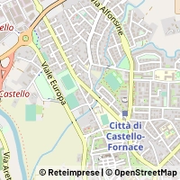 Mapa Città di Castello