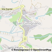 Karte San Gimignano