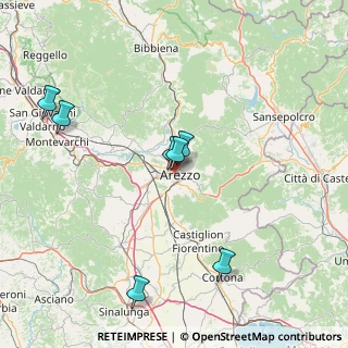 Mappa Via Alessandro dal Borro, 52100 Arezzo AR, Italia (33.78538)
