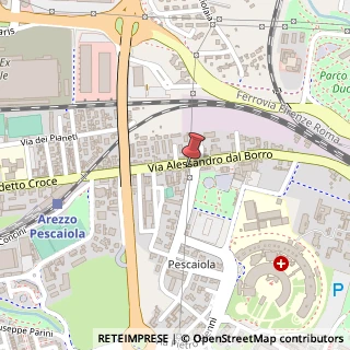 Mappa Via Alessandro dal Borro, 31, 52100 Arezzo, Arezzo (Toscana)
