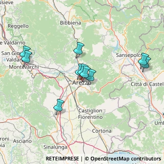 Mappa Via Giuseppe Garibaldi, 52100 Arezzo AR, Italia (16.44636)