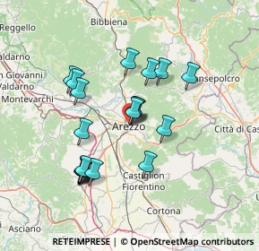Mappa Via Madonna del Prato, 52100 Arezzo AR, Italia (13.4845)