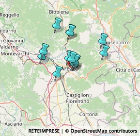 Mappa Via Madonna del Prato, 52100 Arezzo AR, Italia (9.13769)