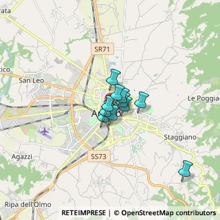 Mappa Via Giuseppe Garibaldi, 52100 Arezzo AR, Italia (0.90455)