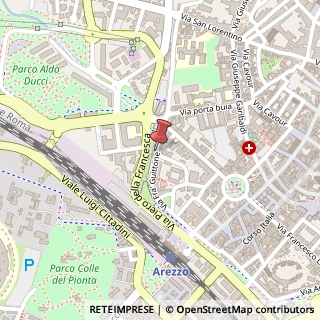 Mappa Via Guittone Fra', 18, 52100 Arezzo, Arezzo (Toscana)