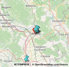 Mappa CAP, 52100 Arezzo AR, Italia (41.448)
