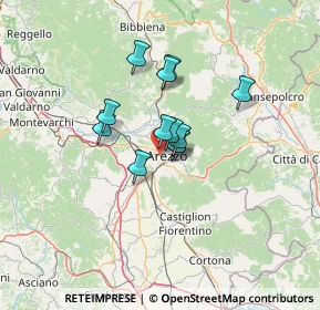 Mappa CAP, 52100 Arezzo AR, Italia (8.65583)