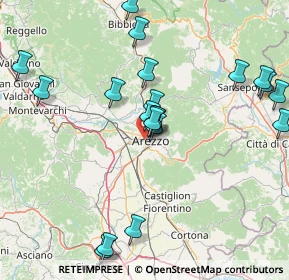Mappa CAP, 52100 Arezzo AR, Italia (17.672)