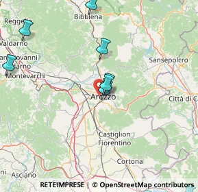Mappa CAP, 52100 Arezzo AR, Italia (38.956)