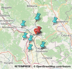 Mappa CAP, 52100 Arezzo AR, Italia (10.53833)