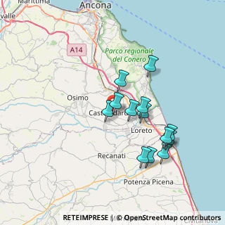 Mappa 60022 Castelfidardo AN, Italia (6.71923)