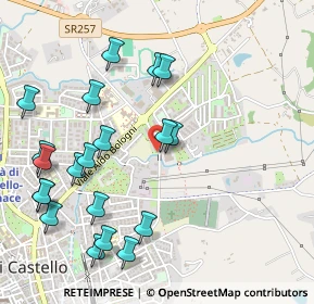 Mappa Viale Palmiro Togliatti, 06012 Città di Castello PG, Italia (0.607)