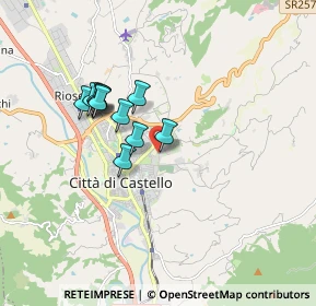 Mappa Viale Palmiro Togliatti, 06012 Città di Castello PG, Italia (1.44182)