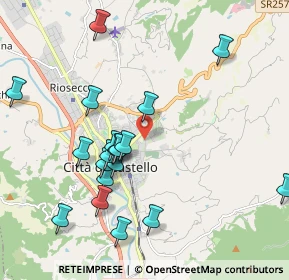 Mappa Viale Palmiro Togliatti, 06012 Città di Castello PG, Italia (2.276)