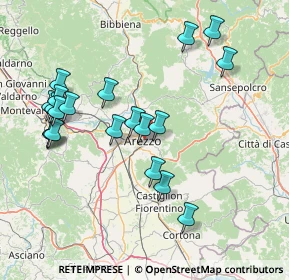 Mappa Via Borgunto, 52100 Arezzo AR, Italia (16.55)