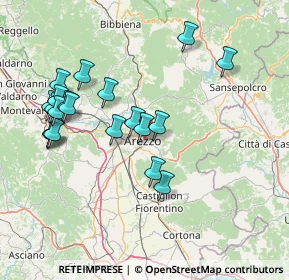 Mappa Via Borgunto, 52100 Arezzo AR, Italia (16.0105)