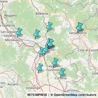 Mappa Via Borgunto, 52100 Arezzo AR, Italia (12.96231)