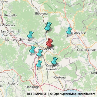 Mappa Via Borgunto, 52100 Arezzo AR, Italia (10.60083)