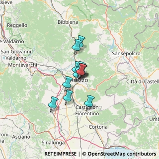 Mappa Via Borgunto, 52100 Arezzo AR, Italia (7.20167)