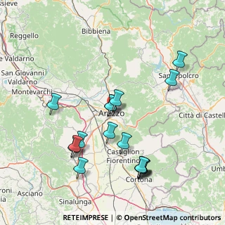 Mappa Via Borgunto, 52100 Arezzo AR, Italia (16.65765)