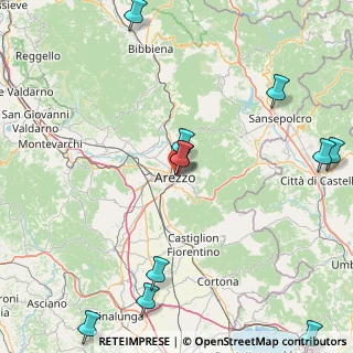 Mappa Via Borgunto, 52100 Arezzo AR, Italia (25.13333)