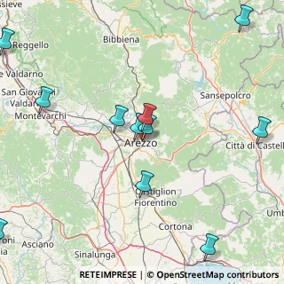 Mappa Via Borgunto, 52100 Arezzo AR, Italia (21.7)