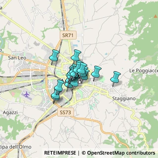 Mappa Via Borgunto, 52100 Arezzo AR, Italia (0.8475)