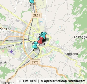 Mappa Via Borgunto, 52100 Arezzo AR, Italia (0.70182)
