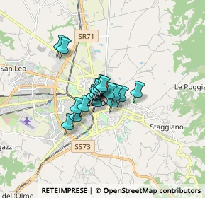 Mappa Via Borgunto, 52100 Arezzo AR, Italia (0.90316)