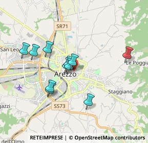 Mappa Via Borgunto, 52100 Arezzo AR, Italia (1.59273)