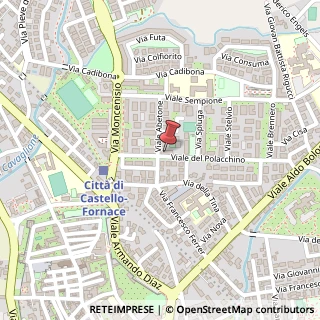 Mappa Via del Polacchino, 12, 06012 Città di Castello, Perugia (Umbria)