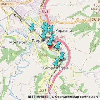 Mappa Via Gracco del Secco, 53036 Poggibonsi SI, Italia (0.615)