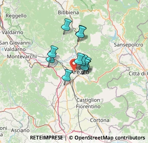 Mappa Via Giuseppe Toniolo, 52100 Arezzo AR, Italia (7.98364)