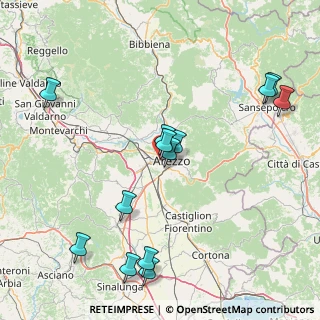 Mappa Via Giuseppe Toniolo, 52100 Arezzo AR, Italia (18.76154)