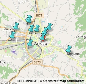 Mappa Via de' Redi, 52100 Arezzo AR, Italia (1.65727)