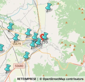Mappa Via de' Redi, 52100 Arezzo AR, Italia (4.49182)