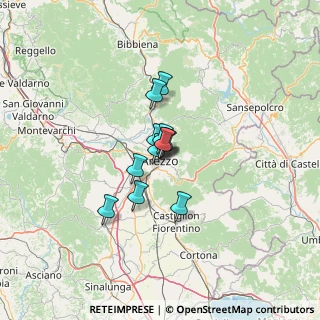 Mappa Via de' Redi, 52100 Arezzo AR, Italia (7.07417)