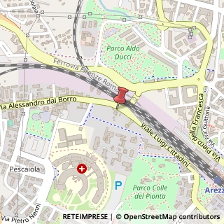 Mappa Via Alessandro dal Borro, 3, 52100 Arezzo, Arezzo (Toscana)