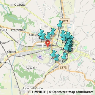 Mappa Via Croce, 52100 Arezzo AR, Italia (1.585)