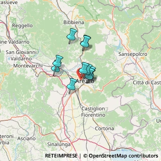 Mappa Via Croce, 52100 Arezzo AR, Italia (7.86727)