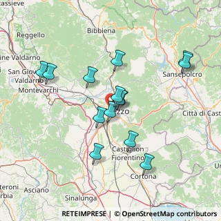 Mappa Via Croce, 52100 Arezzo AR, Italia (13.925)