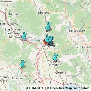 Mappa Via Giulio Pastore, 52100 Arezzo AR, Italia (8.57182)