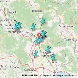Mappa Via Giulio Pastore, 52100 Arezzo AR, Italia (12.84)