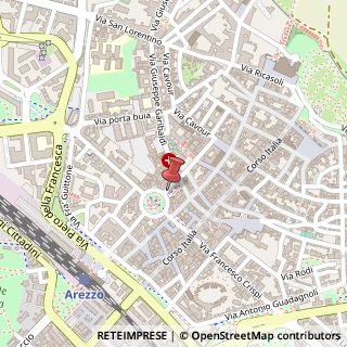 Mappa Via Guido Monaco, 8, 52100 Arezzo, Arezzo (Toscana)