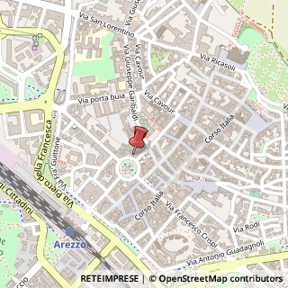 Mappa Via Guido Monaco, 58, 52100 Arezzo, Arezzo (Toscana)